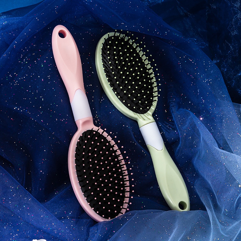 Sisir rambut jenis round cushion brush empat variasi warna barang import dengan harga grosir