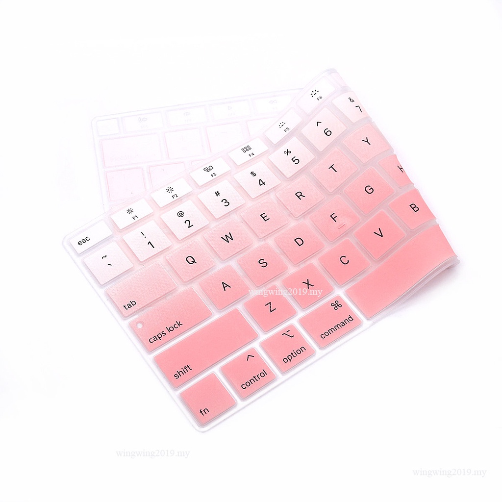 Skin Cover Keyboard Untuk 20212020 MacBook Air 13inch A2179 Dan A2337 Dengan Touch ID Untuk MacBook Air Keyboard Cover Layout US