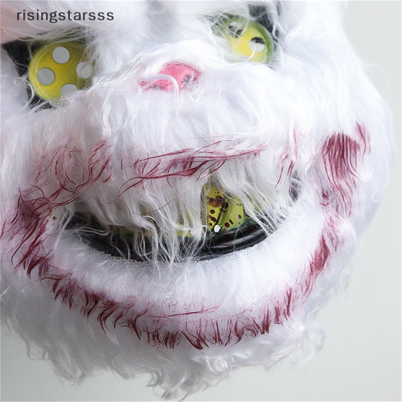 Rsid Span-new Rabbit Bear Cosplay Topeng Halloween Karnaval Pesta Mengerikan Penutup Kepala Kostum Tutup Kepala Props Masquerade Jelly