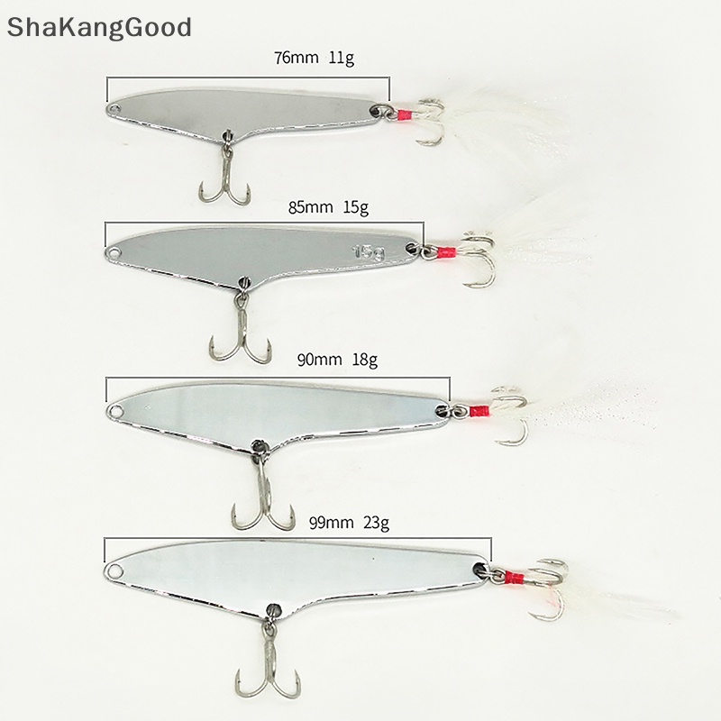 Selip 2pcs Lexin Qiandao Tasik Sabre VIB Sequin 11g15g18g23g Luya Sequin ultra far shore cast iron plate Tengger Mulut Kok Ikan mandarin bionic SKK