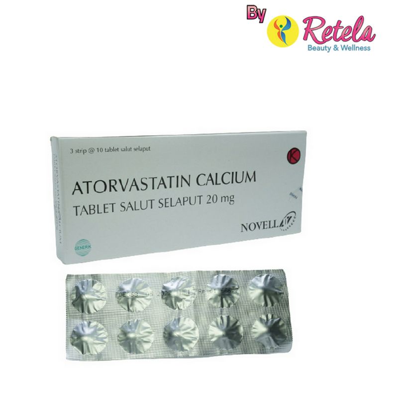 ATORVASTATIN 20MG 1 STRIP 10 TABLET