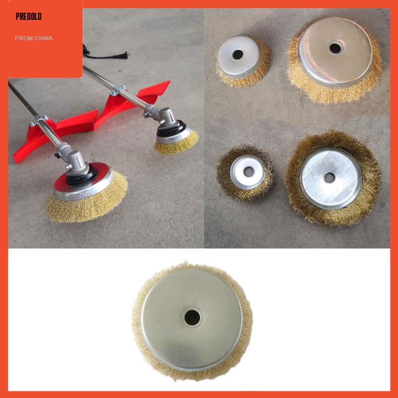 [Predolo] Sikat Kawat Bor Knotted Wire Cup Brush Untuk Penghilang Karat Mesin Potong Angle Grinder