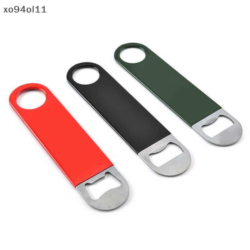 Xo Bartender Bottle Opener Pembuka Botol Bir Bahan Stainless Steel Lapis Karet OL