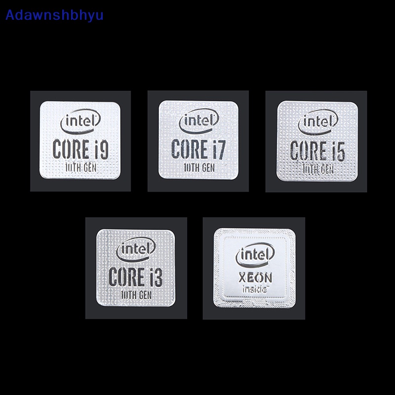 Adhyu Generasi 10 Intel Core i9 i7 i5 i3 CPU Metal Sticker Laptop Logo Stiker ID