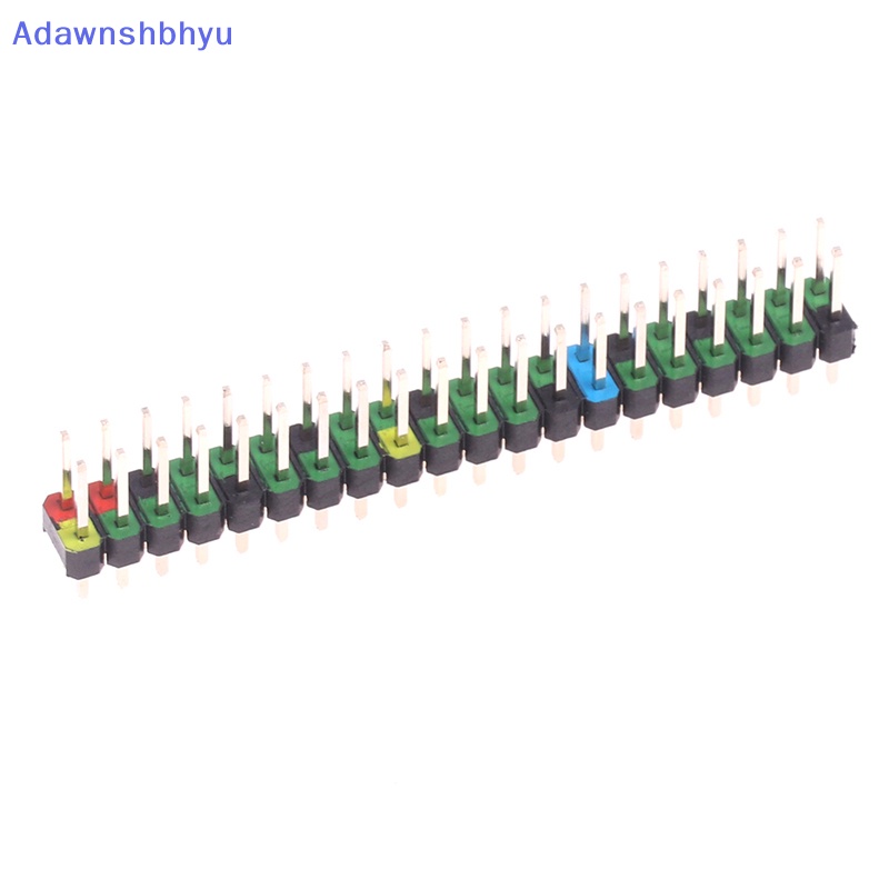 Adhyu 5pcs 2x20 Pin Male GPIO Header Untuk Raspberry Pi Zero Double Row 20pin Male ID