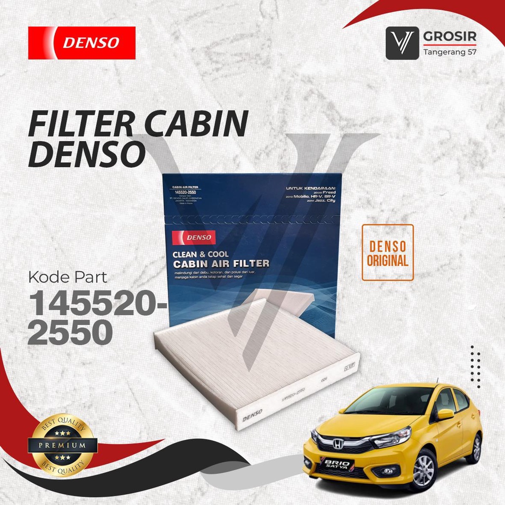 SARINGAN FILTER AC Brio DENSO FILTER KABIN 2550