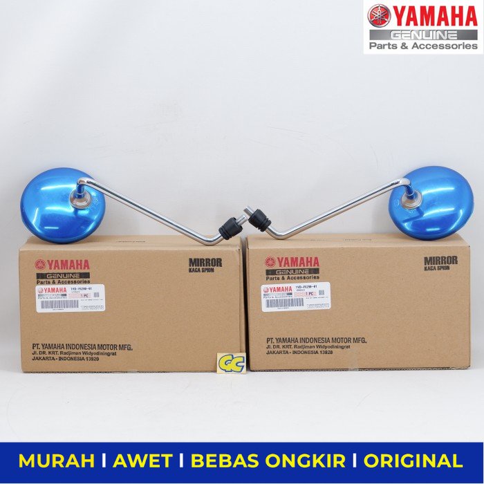 Kaca Spion Yamaha Fino Fazzio Set Kiri Dan Kanan Original - Sparepart Sperpart Spare Part Motor Onde