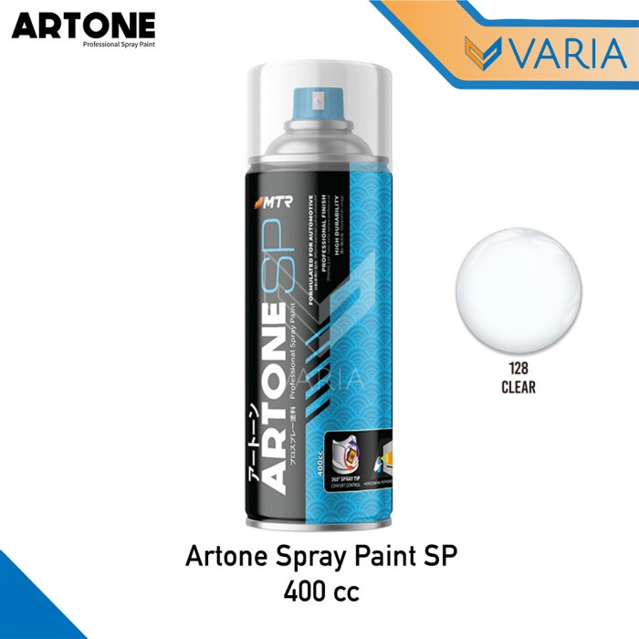 Artone SP 400 cc Clear 128 Professional Spray Paint Cat Semprot