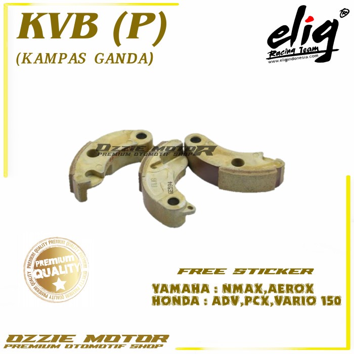 Kampas Kopling Ganda ELIG KVB (P) Motor Nmax,Aerox,Vario 150 Import