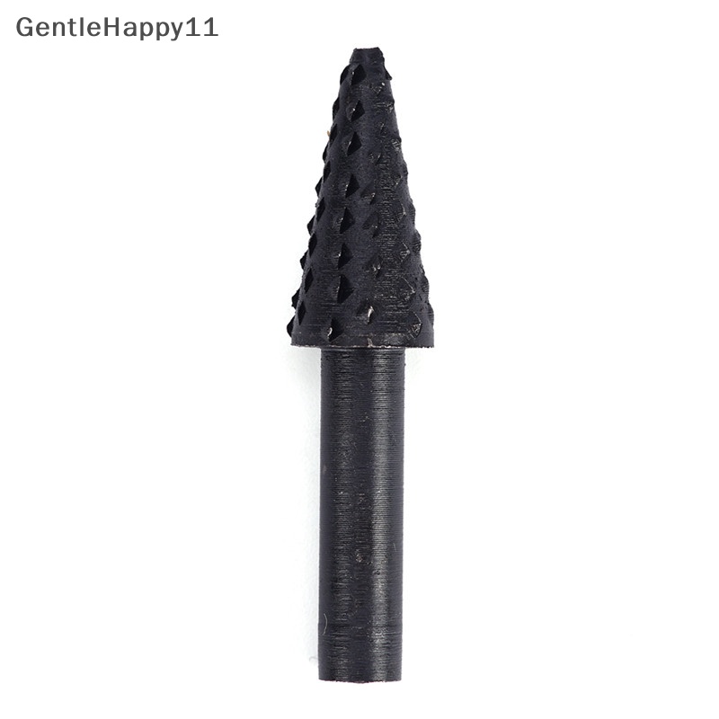 Gentlehappy 5pcs Set Rotary Burr Baja Hitam1/4 ''6mm Shank Wood Rasp Drill Bits Alat Rumah id