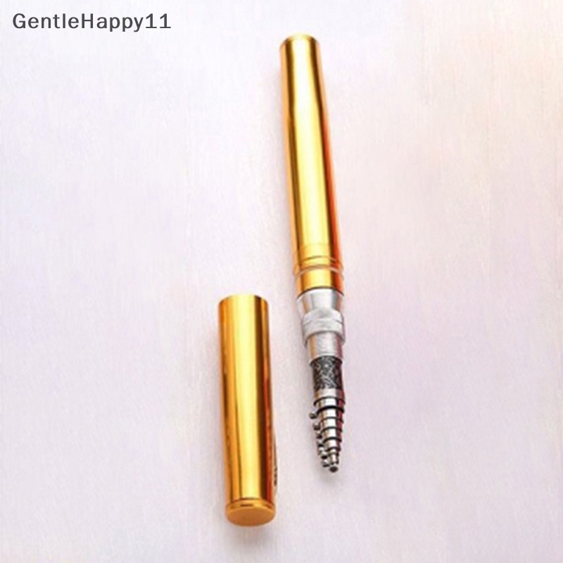 Gentlehappy Portable Pocket Telescopic Mini Fishing Pole Bentuk Pulpen Folded Pancing Rumput Laut Kecil id