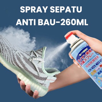 Spray Penghilang Bau Parfume Pengharum Sepatu Helm Anti Jamur Bakteri Apek Bau Tidak Sedap Parfum Wangi Semprotan Sprei 260ml Odorizer Kaos Kaki 260 ml