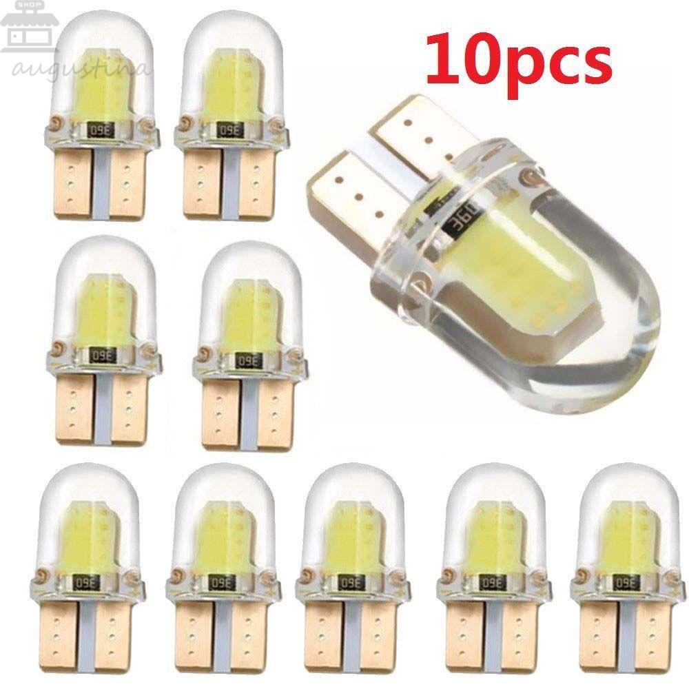 Lampu LED COB Mobil AUGUSTINA Putih 10PCS 4lampu Sein SMD W5W DC 12V