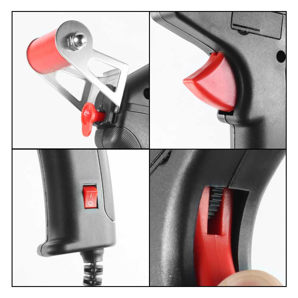 Solder Listrik Tembak Tin Iron Gun Adjustable Heat 220V 60W BURNHILDA