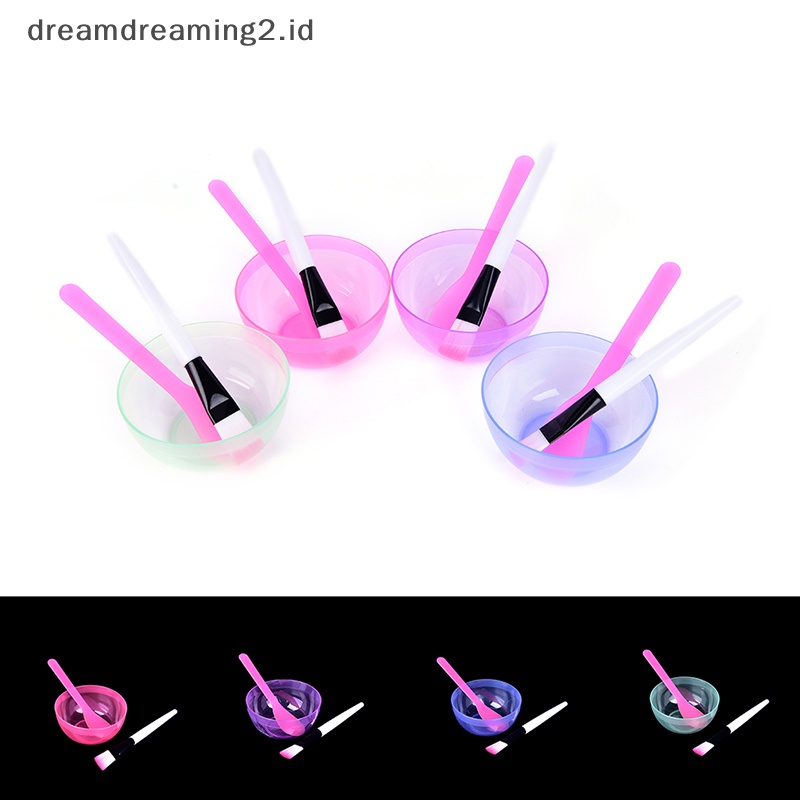 (drea) Homemade Makeup Beauty DIY Facial Masker Wajah Mangkok Sikat Sendok Tongkat Set Alat //