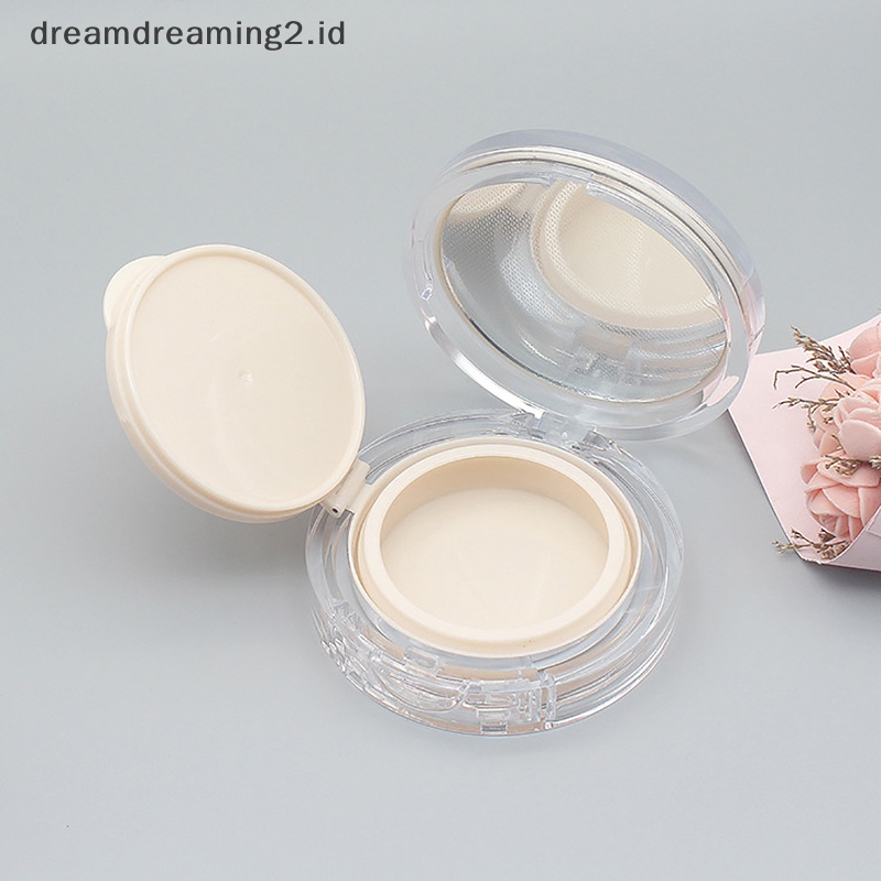 (drea) Bantal Udara Kosong Tetap Sponge Puff Container Box Foundation Cair Cream Box //