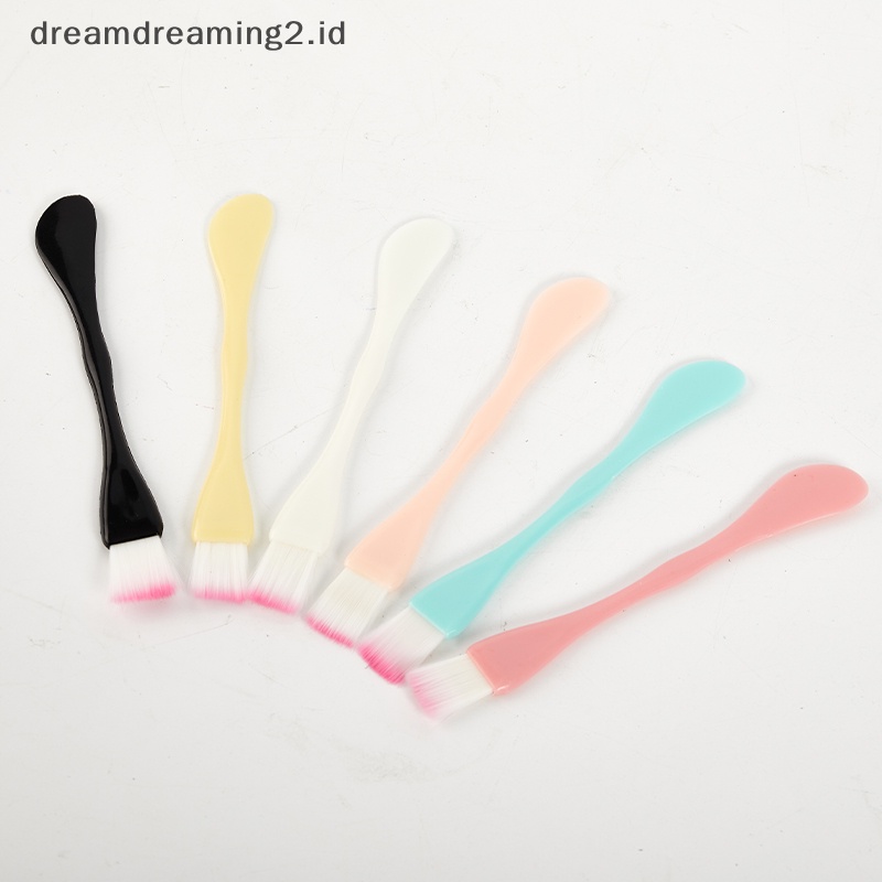 (drea) 155mm Masker Wajah Tongkat Pengaduk Masker Mata Plastik Stick DIY Mask Makeup Brush //