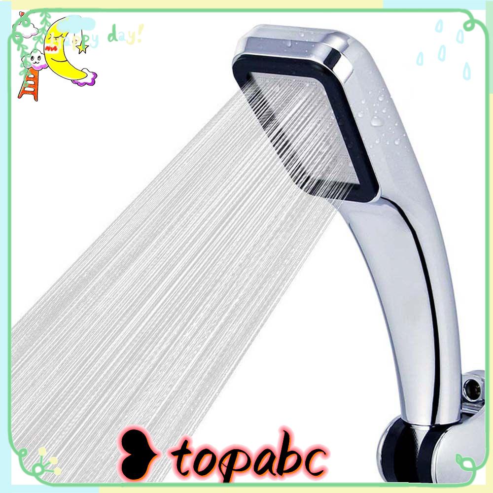 TOP Shower Head Saringan Lapis Chrome 300lubang Water Saving Showerhead