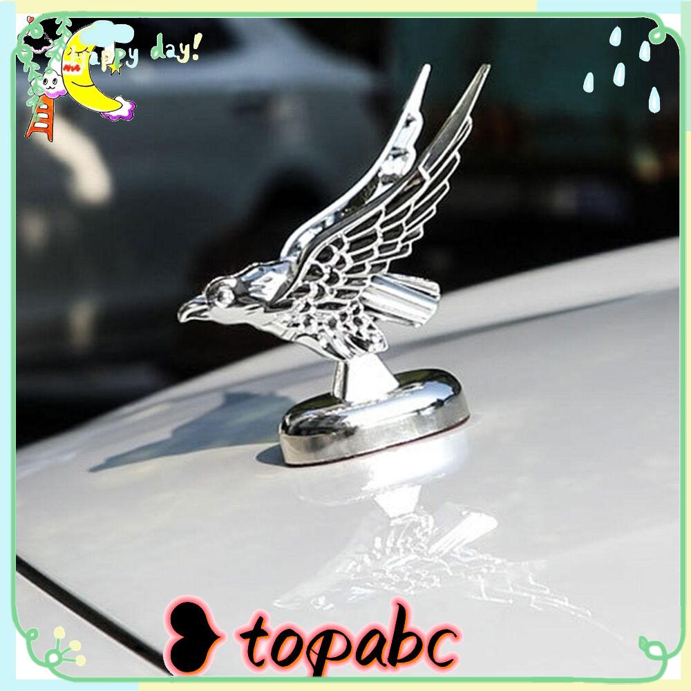 TOP Kap Depan Mobil Eagle Ornamen Kap Logam Dekorasi Aksesoris Modifikasi Mobil Chrome Badge