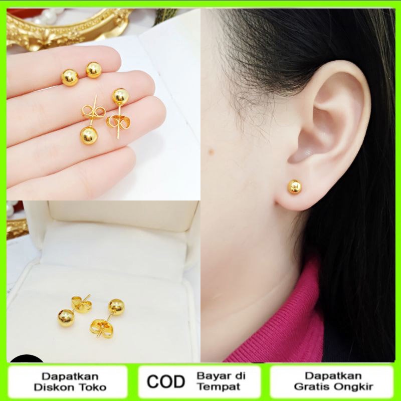 emas muda free surat Anting Tusuk Giwang