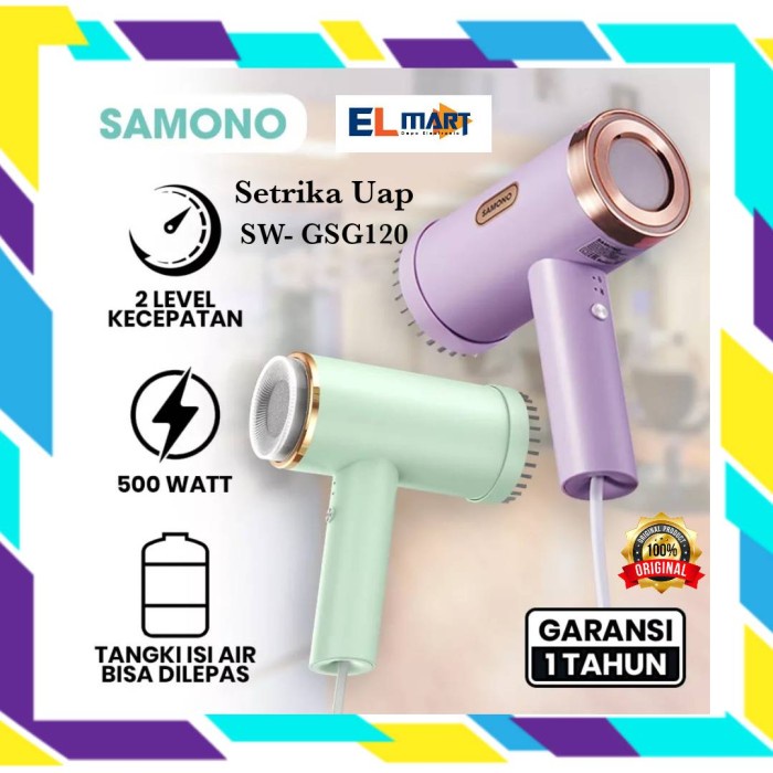 Setrika Uap Portable Samono Bisa Lipat SW GSG120 120 Steamer Iron