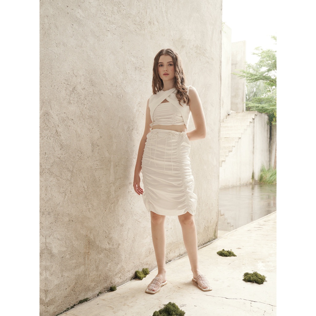 WATT Sprout Ladies Skirt - White
