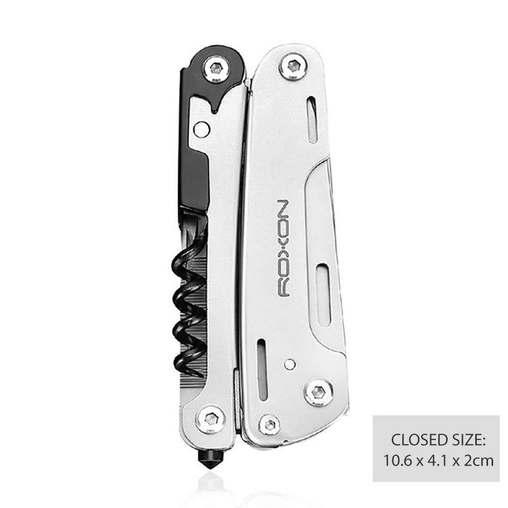 AKN88 - ROXON STORM S801S - 16 in 1 Multitool Outdoor Camping Folding Tools