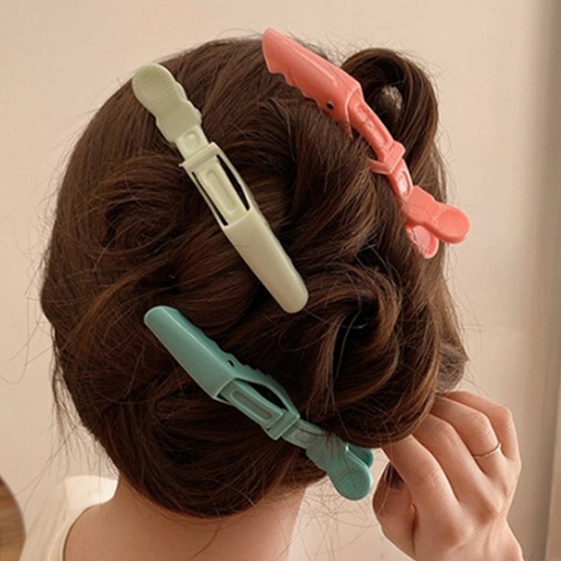 Klip Rambut Buaya Profesional Baru Warna-Warni Hairdressing Salon Jepit Rambut Besar Disekat Clamp Alat Styling Rambut Aksesoris Rambut