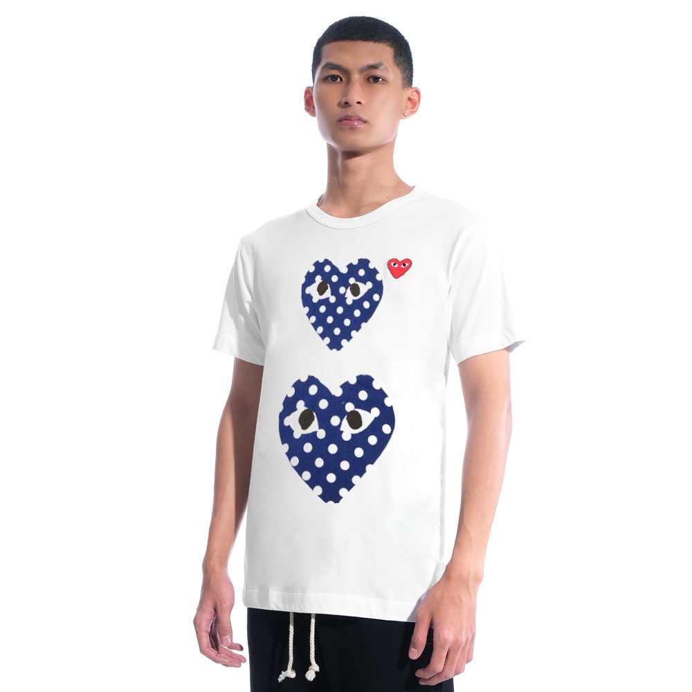 CDG Play Double Polkadot T-Shirt