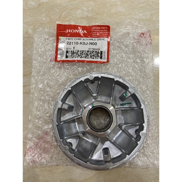 RUMAH ROLLER K0J GENIO BEAT NEW LED SCOOPY NEW 2021    HONDA AHM 22110-K0J-N00 FACE COMP MOVABLE DRI