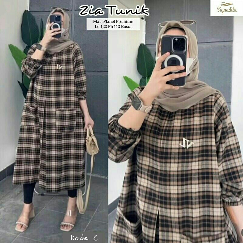 ZIA TUNIK ORI SIGNADILA | Ld120 Flanel Premium