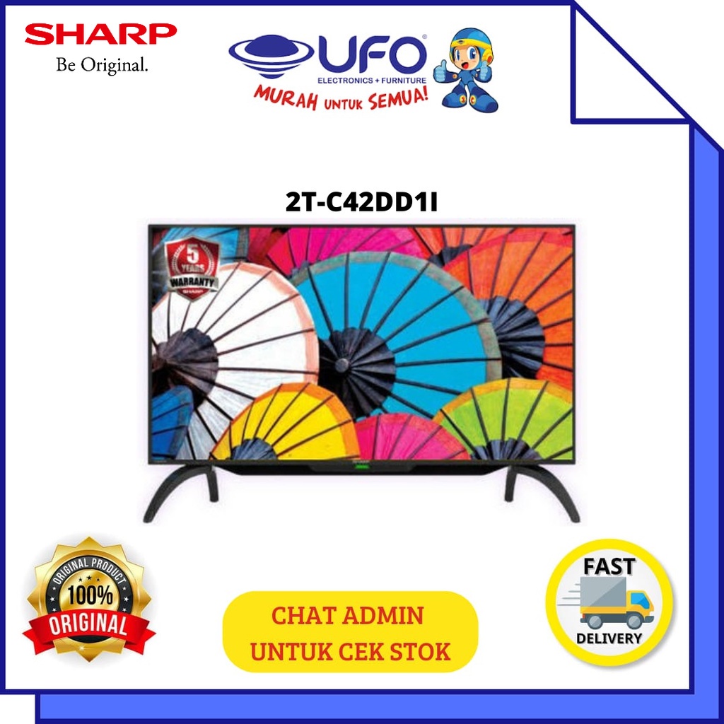 SHARP 2TC42DD1I LED DIGITAL FHD TV 42 Inch