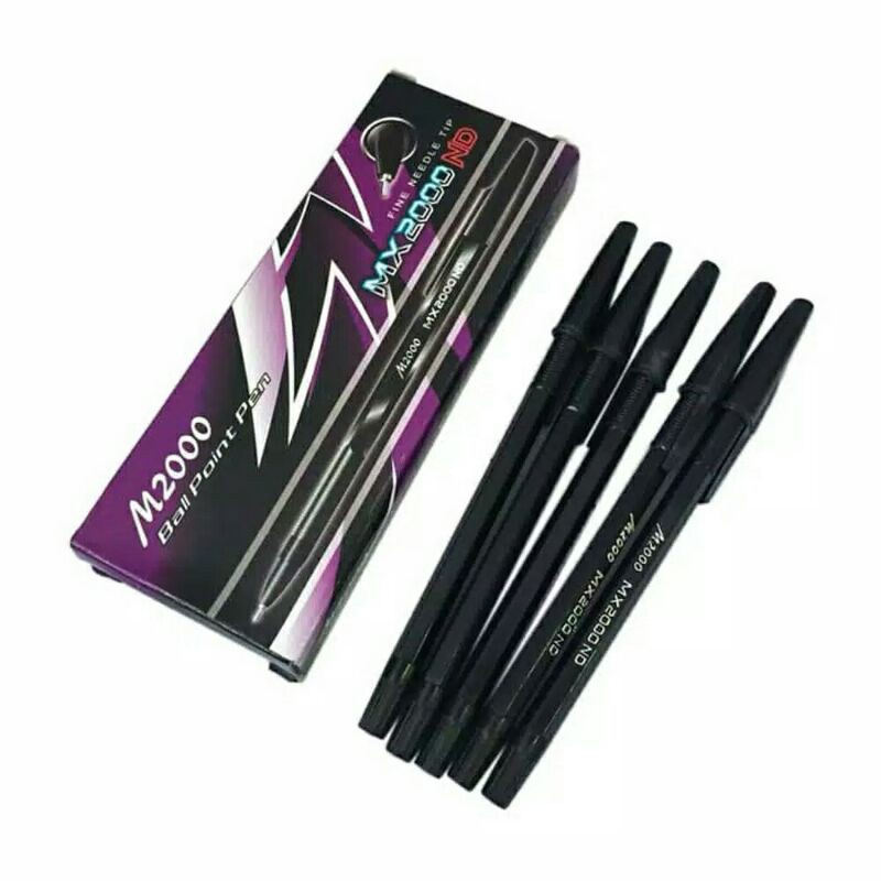 

BOLPOIN M 2000 / PENA HITAM/ ALAT TULIS PEN 1PCS