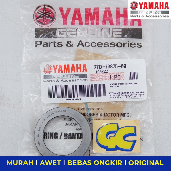Bearing Komstir Bawah Yamaha Lexi Aerox 2TD-F3875-00 - Sparepart Sperpart Spare Part Motor Onderdil 