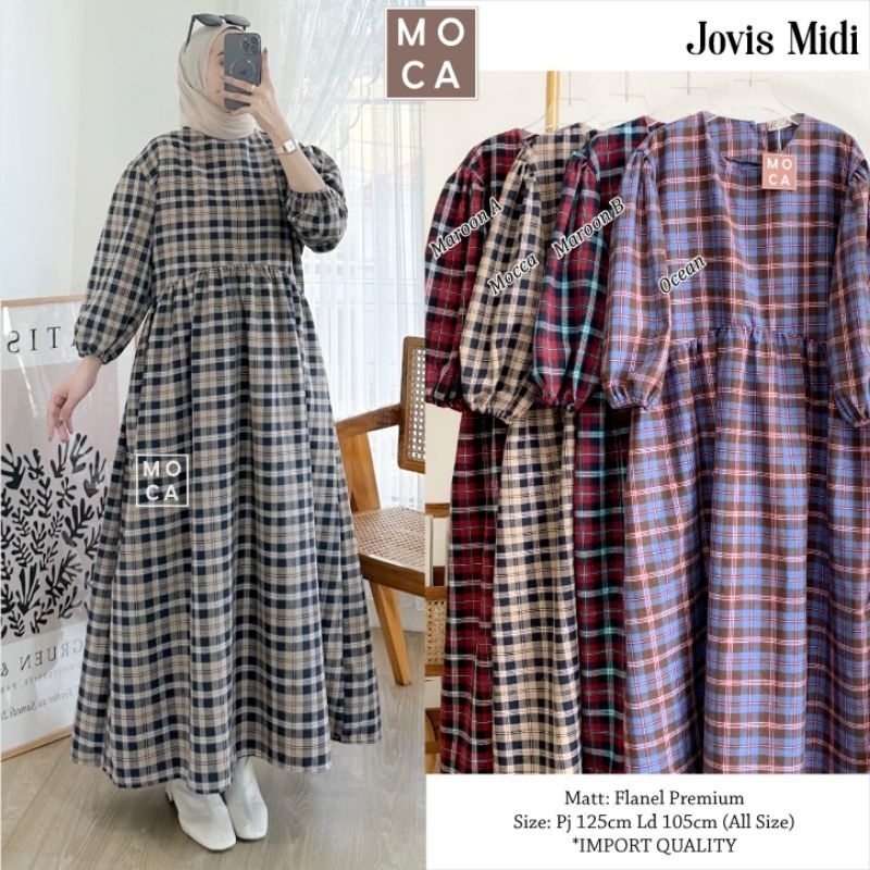 JOVIS MIDI ORI MOCA | Ld105 Flanel Premium