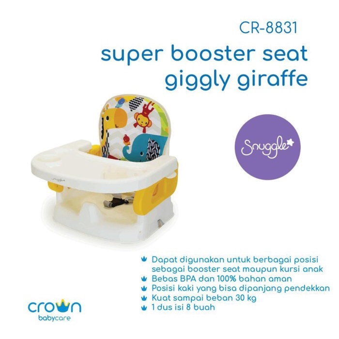 CROWN Snuggle Kursi Makan Bayi CR8833 Super 10 in 1 Baby to Toddler Seat High Chair