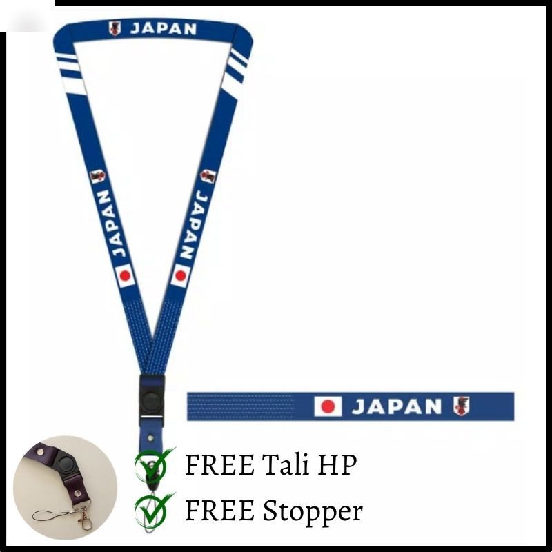 

Tali Lanyard Custom FC Japan / Custom Lanyard Tali Gantungan Kunci HP POD ID Card