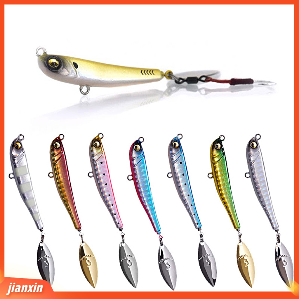 (In Stock) 62mm 30g Tengger Umpan 3D Mata Pengerjaan Halus Simulasi Universal Warna Cerah Anti-Pengaruh Multifungsi Bergaris Bass Umpan Palsu Untuk Air Asin