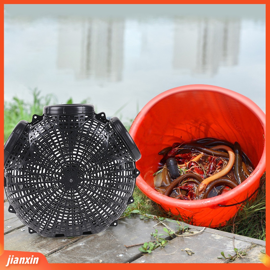 (In Stock) Kandang Udang Tahan Lama Portabel Menangkap Belut Kandang Memancing Outdoor Ringan Untuk Sungai