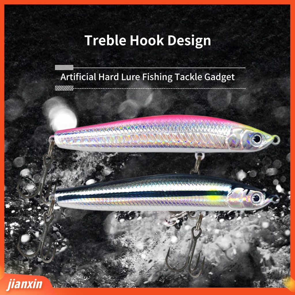 (In Stock) 14g /9cm Umpan Bionic Tampak Realistis Desain Kait Treble Warna Vibrant 3D Mata Ikan Merampingkan Buatan Keras Umpan Memancing Tackle Gadget Perlengkapan Memancing