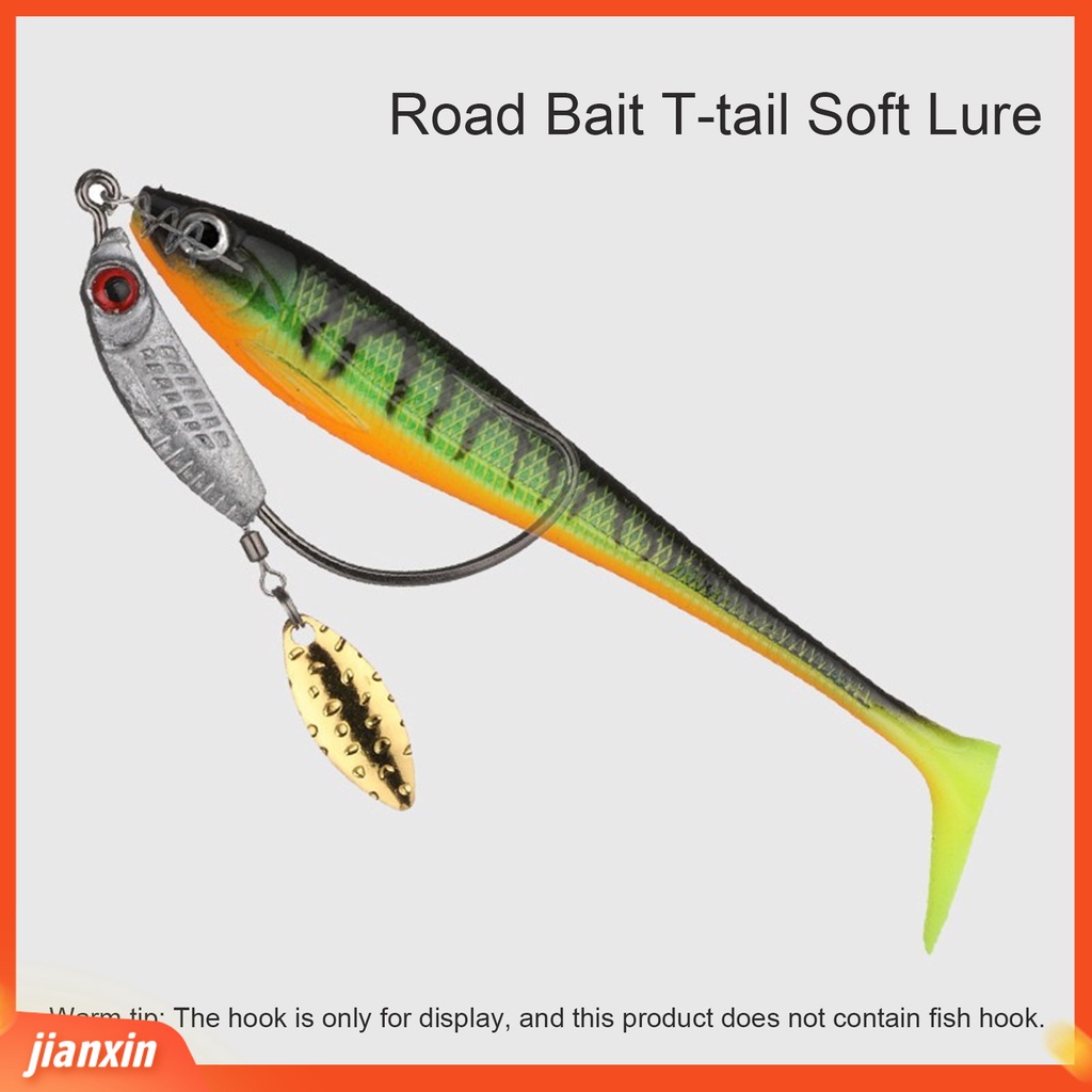 (In Stock) 5Pc 9cm Lure Umpan 3D Fisheye Simulasi Desain Realistis Menggoda Angling Umpan Jalan Plastik T-tail Soft Lure Outdoor Fishing