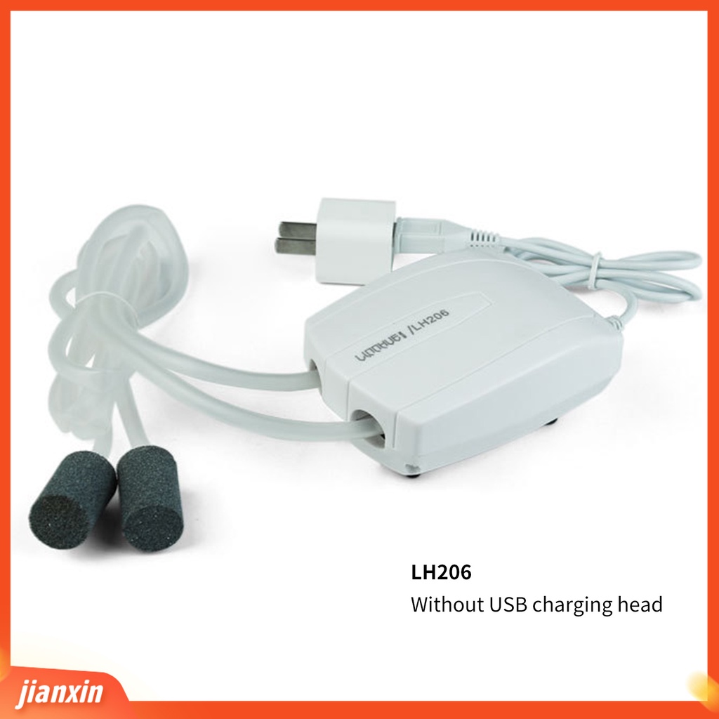 (In Stock) ABS Pompa Oksigen Memancing Daya Tinggi Low Noise Shockproof Rubber Aquarium Air Pump Untuk Rumah