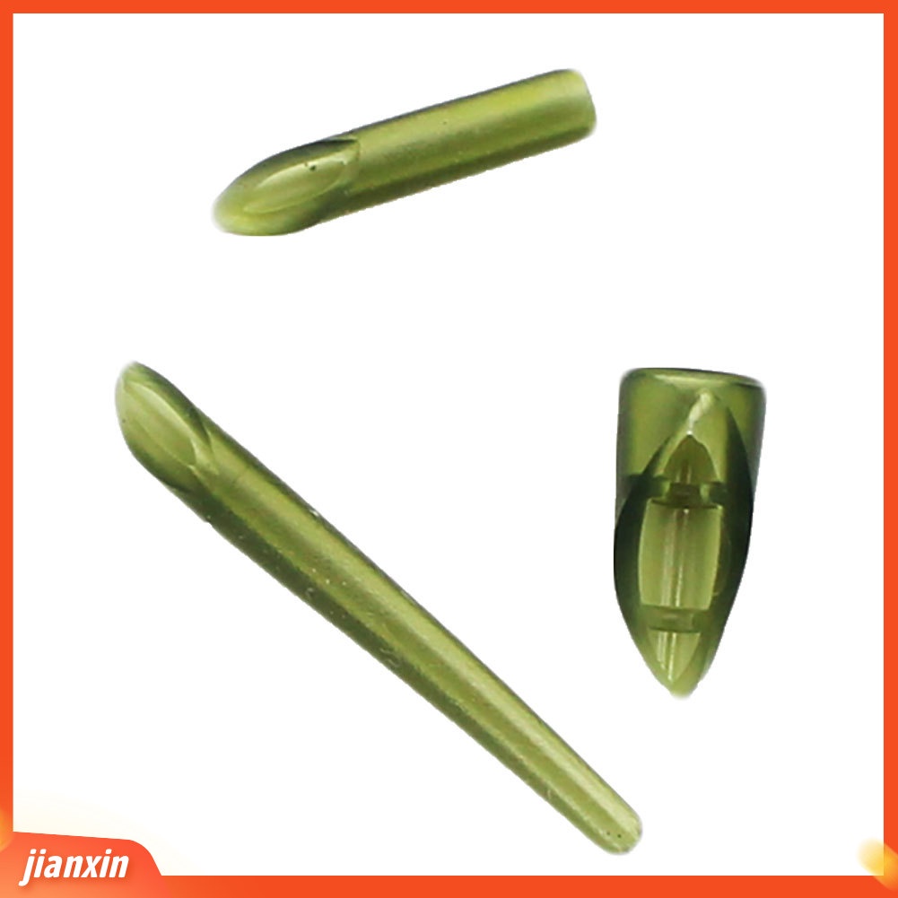 (In Stock) 40 Pcs Memancing Ikan Gurame Anti Kusut Lengan Putar Memimpin Klip Ekor Karet Tabung Kit
