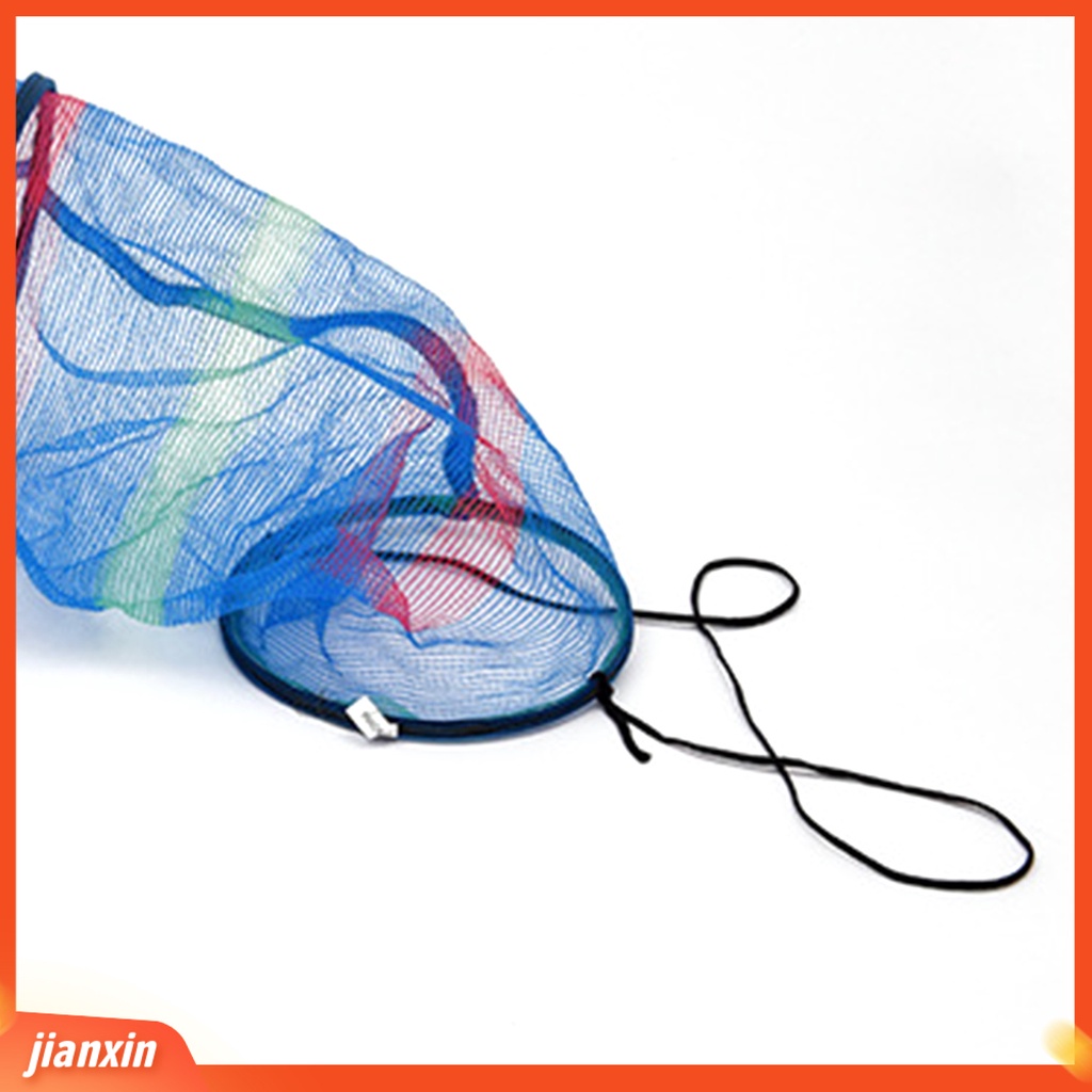 (In Stock) Wadah Kandang Jaring Ikan Nilon 3lapis Portabel Dapat Dilipat Dengan Tali Serut