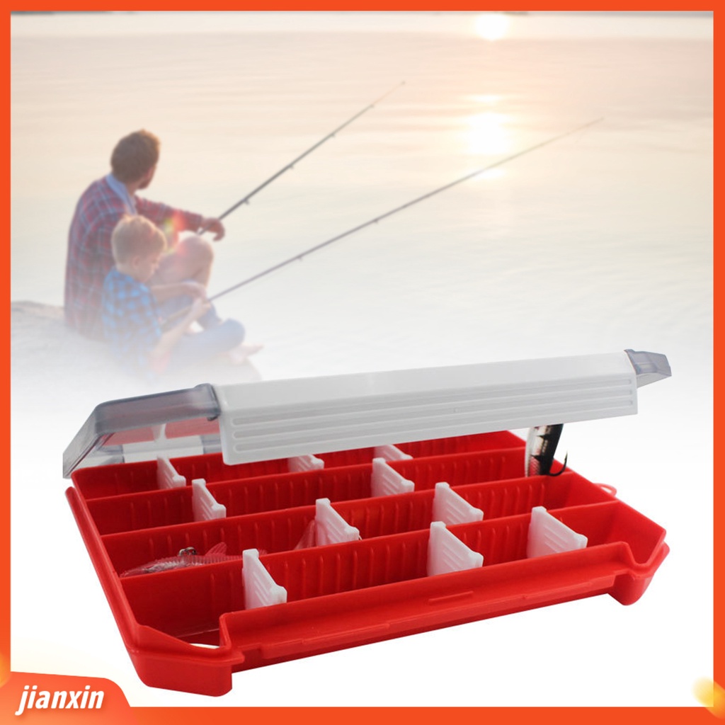 (in Stock) Bait Case Single-Layer Multifungsi PP Plug-in Lure Storage Box Untuk Pecinta Pancing