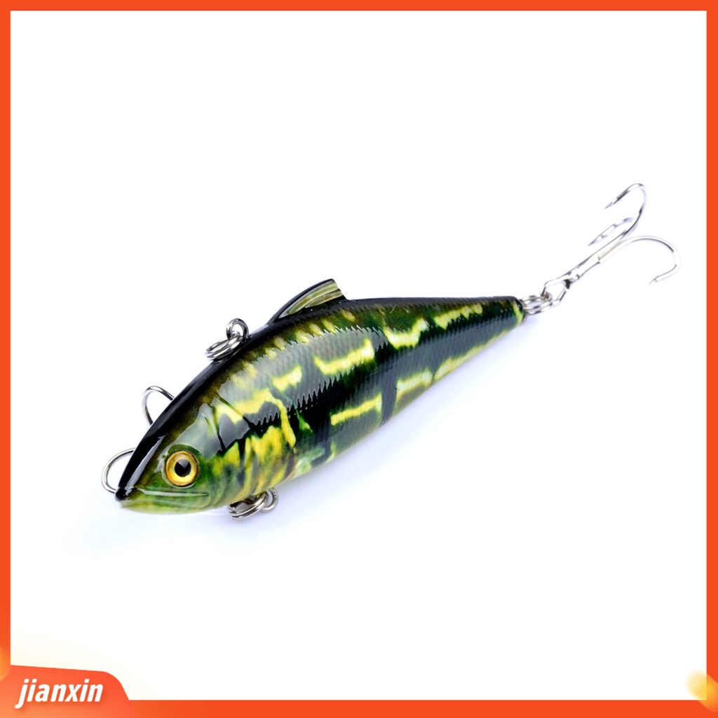 (In Stock) Warna-Warni Dicat ABS 3D Mata Ikan Bionic VIB Memancing Hard Lure Umpan Hooks Alat