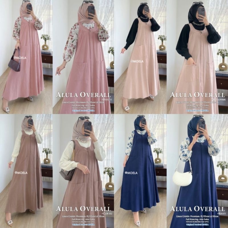 ALULA OVERALL ORI MOELA | Ld110 Crinkle Premium