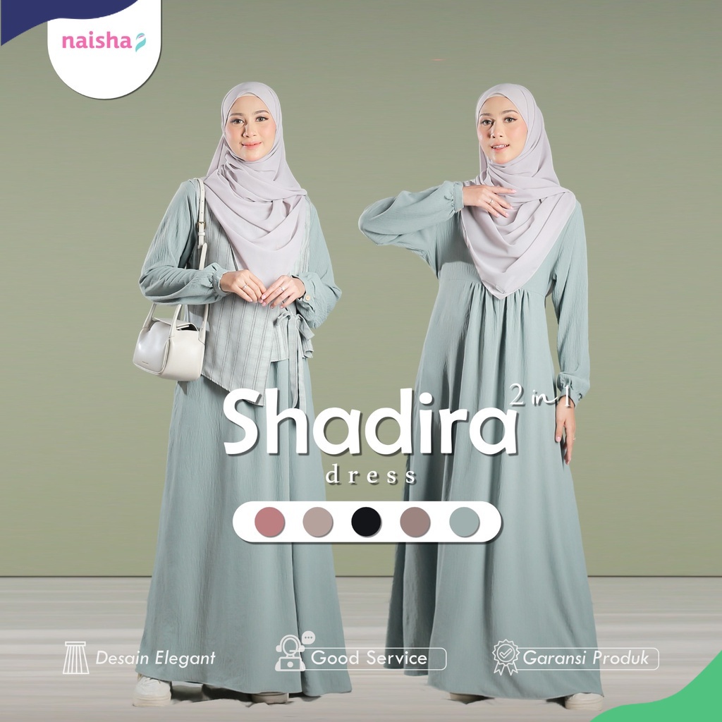 NAISHA OFFICIAL - Shadira Dress | Dress with Korean Vest