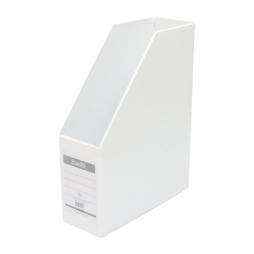 

[Artomas] Bantex Magazine File (Box File) 10cm Folio White #4011 07