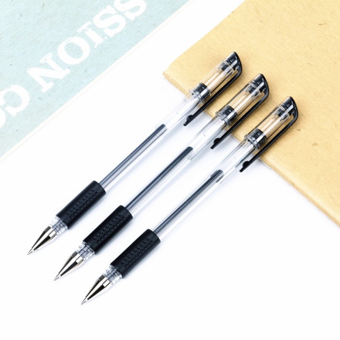 

Pulpen Standar Internasional 0.5mm Gel Ink Tinta Cair